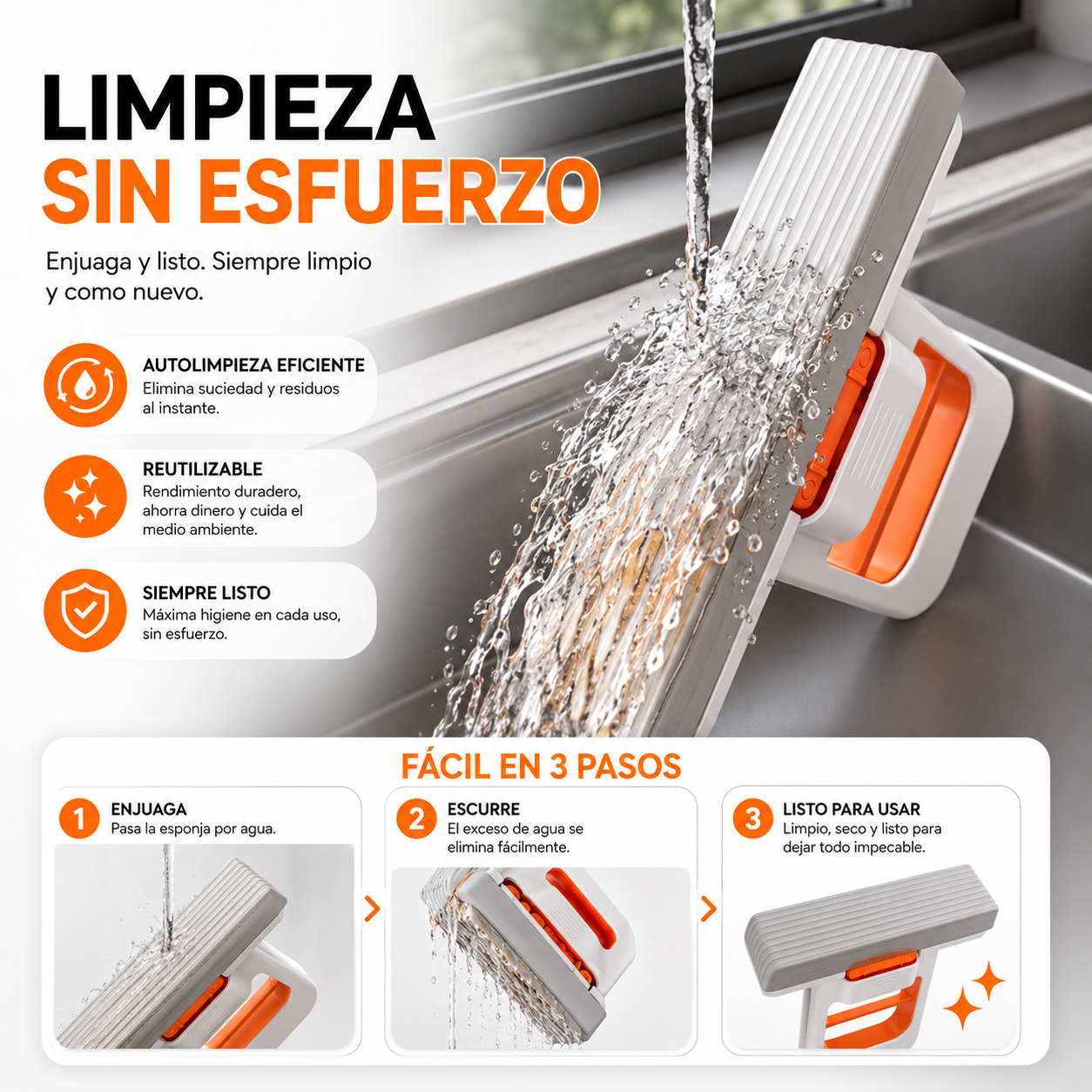 SwipeePro™ | Limpieza Sin Esfuerzo en Una Sola Pasada