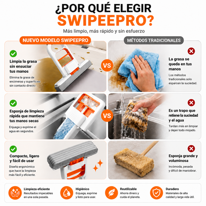 SwipeePro™ | Limpieza Sin Esfuerzo en Una Sola Pasada